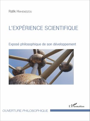 cover image of L'expérience scientifique